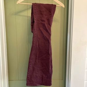 Penny Pull up Purple flare pull-up Free People pants. Length: Regular.